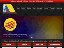 Tablet Screenshot of escudosybanderas.com